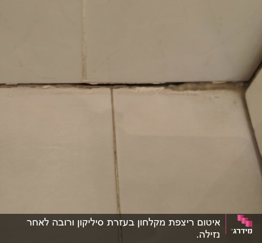 אריחי קרמיקה עם רווחים לא אחידים